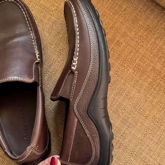 Cole Haan Men's Dark Brown Leather Loafers 8M - Picture 5 of 10